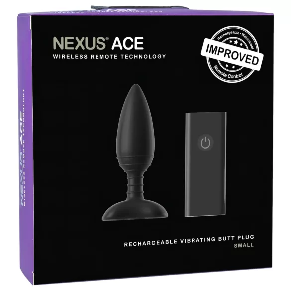 Nexus Ace - vibratore anale piccolo ricaricabile con telecomando