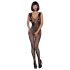 Obsessive N112 - bodystocking nero con ali d'angelo (S-L)