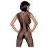 Obsessive N112 - bodystocking nero con ali d'angelo (S-L)