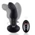 Nomi Tang - vibratore anale rotante con perline (nero)