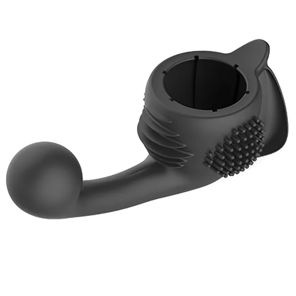 LOVENSE Domi - testina massaggiante in silicone - nero