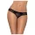 Obsessive Miamor - tanga donna aperta con strass - pizzo nero