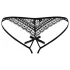 Obsessive - slip donna a doppie fasce - nero