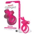Screaming O Ohare - anello fallico vibrante ricaricabile con coniglietto - rosa