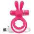 Screaming O Ohare - anello fallico vibrante ricaricabile con coniglietto - rosa