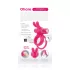 Screaming O Ohare - anello fallico vibrante ricaricabile con coniglietto - rosa