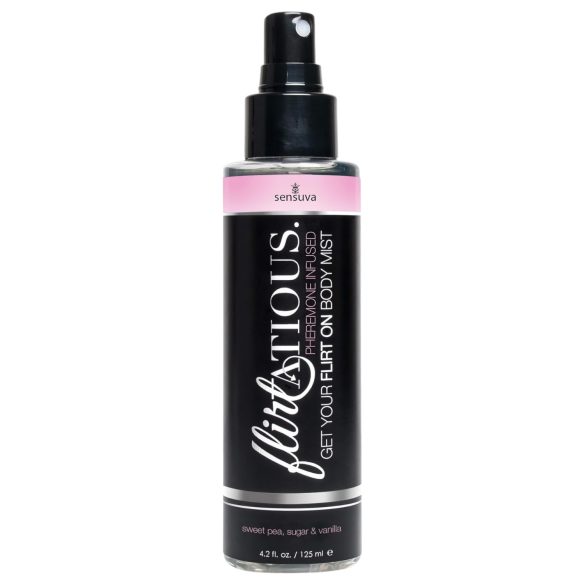 Sensuva Flirtatious - spray corpo ai feromoni - vaniglia e fava tonka 125ml