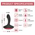Magic Motion Solstice - vibratore prostata ricaricabile smart - nero