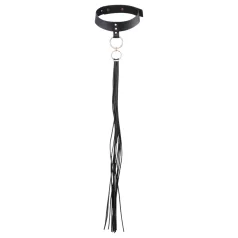 Bijoux Indiscrets - frusta e collare - nero