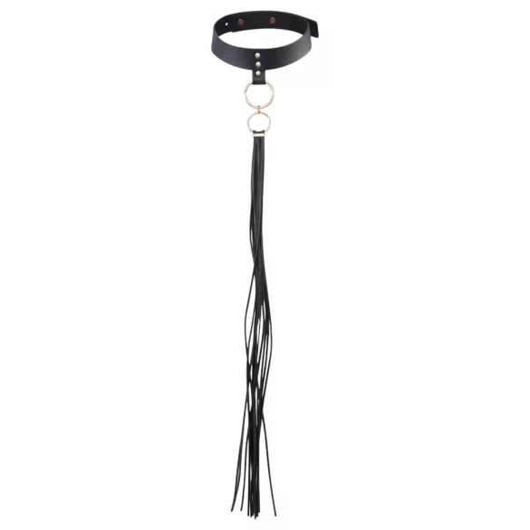Bijoux Indiscrets - frusta e collare - nero
