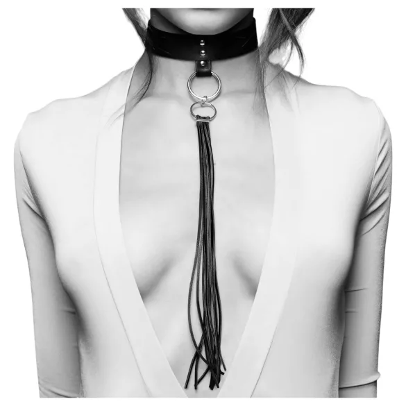 Bijoux Indiscrets - frusta e collare - nero