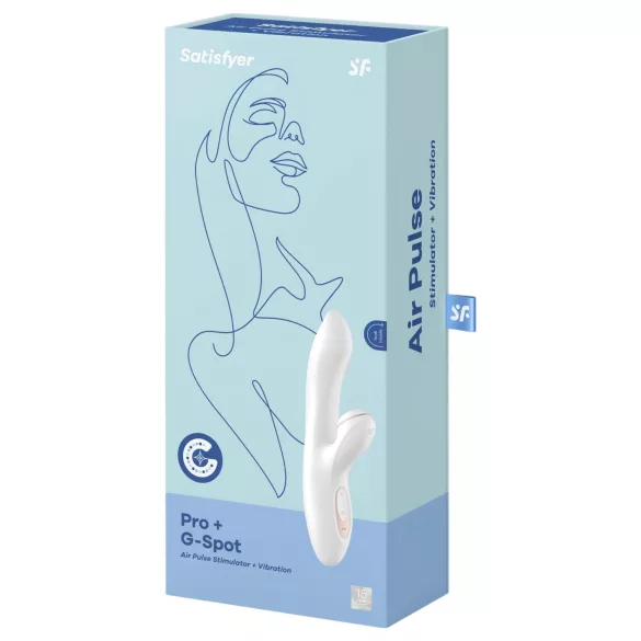 Satisfyer Pro+ G-spot - vibratore punto G e clitoride - silicone