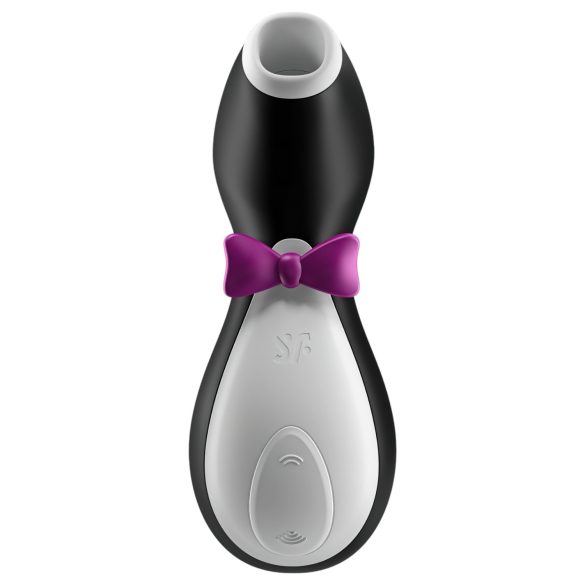 Satisfyer Penguin - stimolatore clitorideo ricaricabile e impermeabile (bianco-nero)
