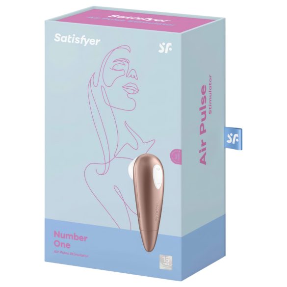 Satisfyer 1 Number One - stimolatore clitoride onde d’aria - marrone