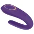 Satisfyer Double Classic - vibratore per coppie impermeabile ricaricabile (viola)