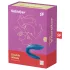 Satisfyer Double Whale - vibratore coppia 2 motori - silicone blu
