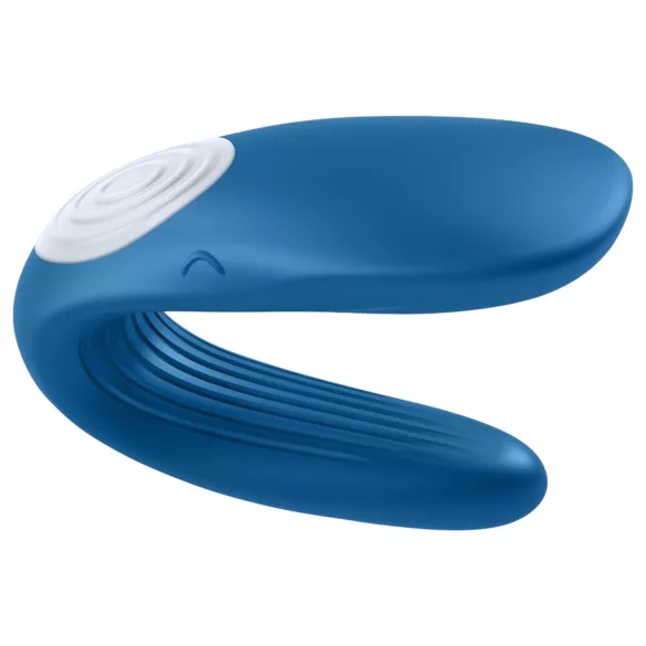 Satisfyer Double Whale - vibratore coppia 2 motori - silicone blu