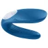 Satisfyer Double Whale - vibratore coppia 2 motori - silicone blu