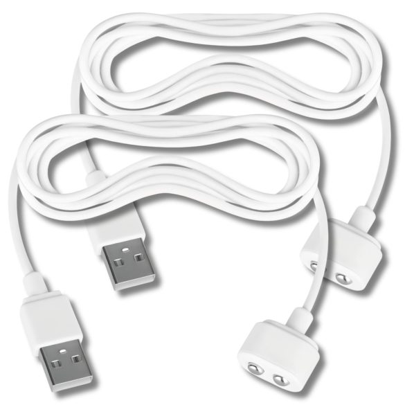 Satisfyer - cavo di ricarica USB magnetico - 2 pz (bianco)