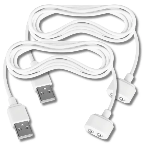Satisfyer - cavo di ricarica USB magnetico - 2 pz (bianco)