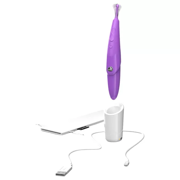 Zumio Soft - vibratore clitoride ricaricabile - silicone viola