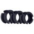 LOCK A WILLY - gabbia per pene in silicone con lucchetto (nero)