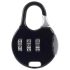 LOCK A WILLY - gabbia per pene in silicone con lucchetto (nero)