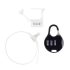 LOCK A WILLY - gabbia per pene in silicone con lucchetto (nero)