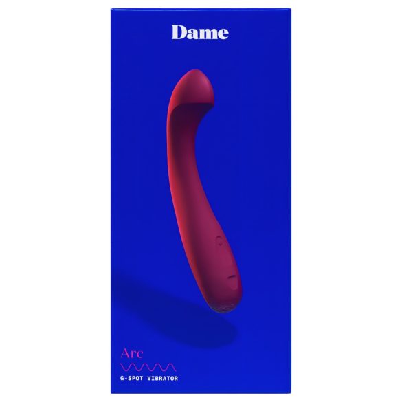 Dame Arc - vibratore punto G ricaricabile - silicone rosa
