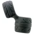 SilaSkin - anello fallico e scrotale - silicone nero