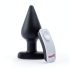 Screaming Plug XL - vibratore anale XL - silicone nero