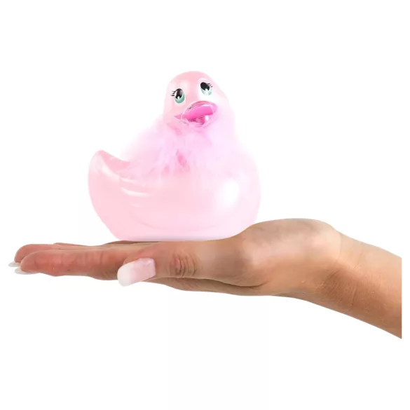 My Duckie Paris 2.0 - vibratore clitorideo a forma di paperella impermeabile (rosa)