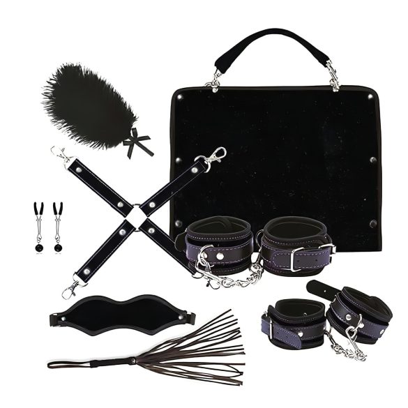 RS Soiree Kinky Me Softly - Set BDSM Bondage - Nero (7 pezzi)