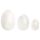 La Gemmes Yoni - Set di palline geisha - quarzo (3 pezzi)