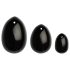 La Gemmes Yoni - Set di palline geisha - ossidiana nera (3 pezzi)