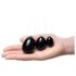 La Gemmes Yoni - Set di palline geisha - ossidiana nera (3 pezzi)