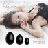La Gemmes Yoni - Set di palline geisha - ossidiana nera (3 pezzi)