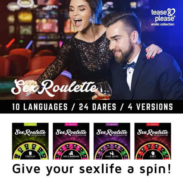 Sex Roulette Kama Sutra - gioco da tavolo erotico (in 10 lingue)