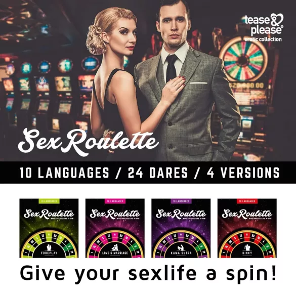 tease & please - Sex Roulette Foreplay - Gioco da tavolo erotico tipo roulette per coppie