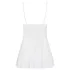Obsessive - babydoll in pizzo con perizoma - bianco