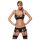 Obsessive Wonderia - completo intimo ricamato in pizzo (nero) - L/XL