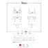 Obsessive Wonderia - completo intimo ricamato in pizzo (nero) - L/XL