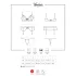 Obsessive - set lingerie ricamato in pizzo nero - L/XL