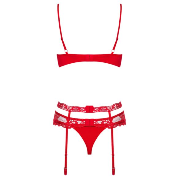 Obsessive - set lingerie donna - sexy - rosso