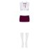 Obsessive Studentessa - set costume studentesca (5 pezzi)