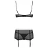 Obsessive Maidme - costume cameriera sexy 6 pezzi - travestimento donna