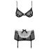Obsessive Maidme - costume cameriera sexy 6 pezzi - travestimento donna - L/XL