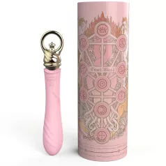   ZALO Courage Heating - vibratore punto G ricaricabile riscaldante - rosa - lusso