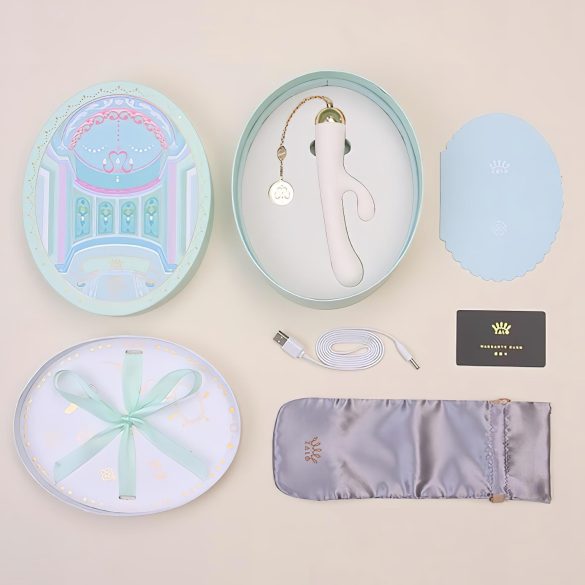 ZALO Ichigo Rabbit - elegante vibratore smart di lusso (bianco)