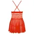 Obsessive - babydoll sexy in pizzo con perizoma - rosso